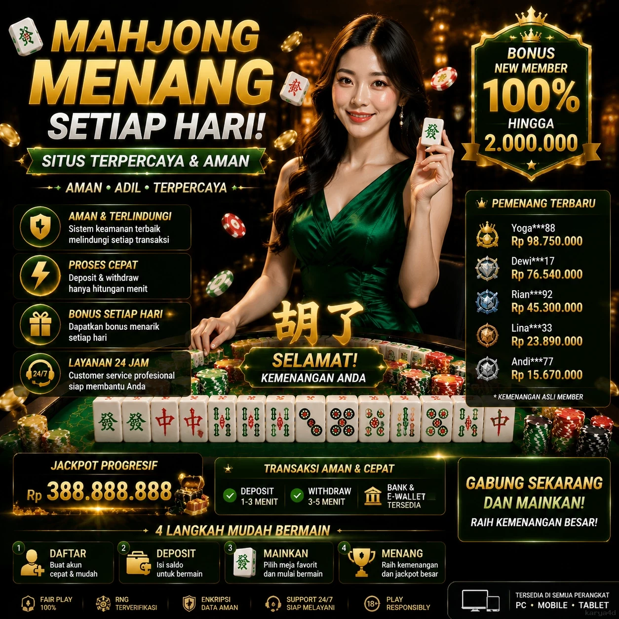 Aplikasi karya4d Android